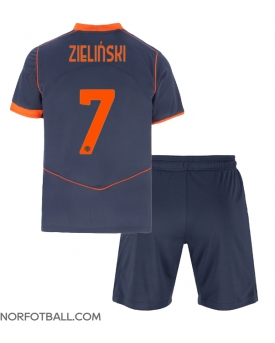 Billige Fotballdrakt Inter Milan Piotr Zielinski #7 Replika Tredjedraktsett Barn 2025-26 Kortermet (med bukser)